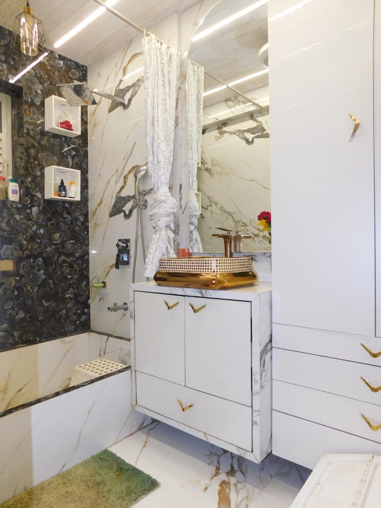 Bathroom, rustomjee-azziano-wing-d 3 Bedroom 1050 Sq.Ft. Apartment In Majiwada Thane 7917098