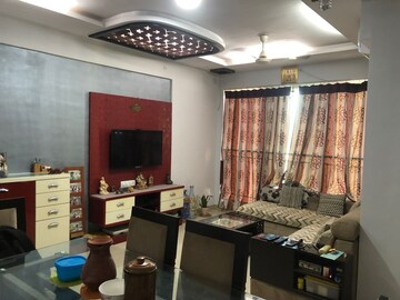 Living Room in 2 BHK Apartment at Rustomjee Athena, Majiwada – for Rent