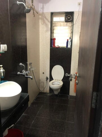Bathroom in 2 BHK Apartment at Rustomjee Athena, Majiwada – for Rent