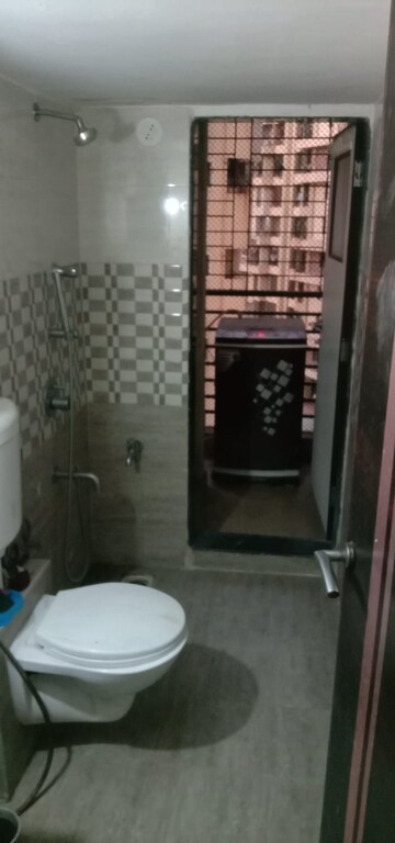 Bathroom in 1 BHK Apartment at Rajaram Sukur Enclave B Wing, Ghodbunder Road – for Rent