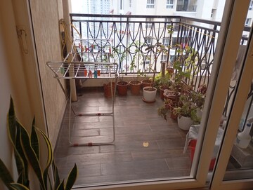 Balcony in 2 BHK Apartment at Nyati Elysia, Kharadi – for Rent