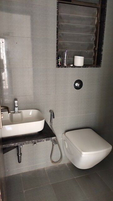 Bathroom in 1 BHK Apartment at Regency Anantam, Dombivli East – for Rent