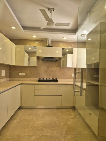 Kitchen in 3 BHK Builder Floor at Defence Colony – for Rent