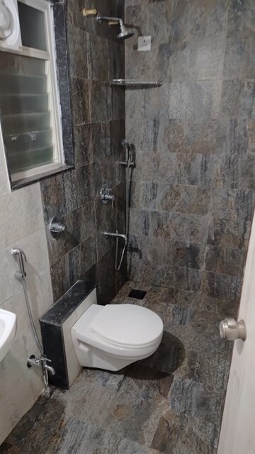 Bathroom in 3 BHK Apartment at Krishnaganga Venkatesh Ganga, Pashan – for Rent