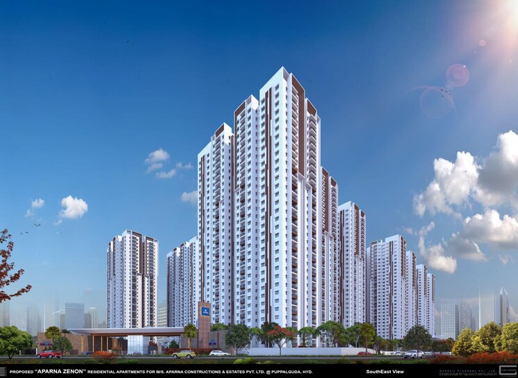 Exterior View, aparna-zenon 3 Bedroom 1690 Sq.Ft. Apartment In Puppalaguda Hyderabad 7917359