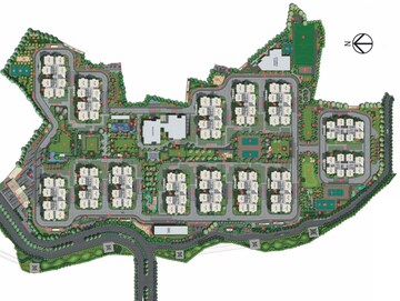 Master Plan in 3 BHK Apartment at Aparna Zenon, Puppalaguda – for Sale