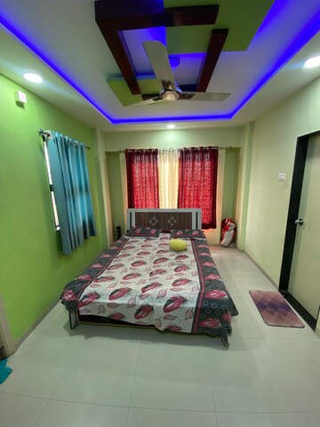 Bedroom in 2 BHK Apartment at Tyagi Uttam Plaza, Kharadi – for Rent