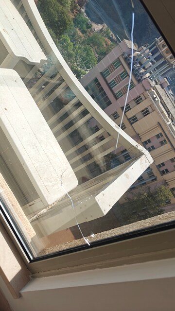 Balcony in 2 BHK Apartment at Hiranandani Regent Hill, Powai – for Rent