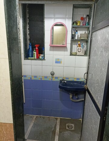 Bathroom in 1 BHK Apartment at Gharonda Housing, Ghansoli – for Sale