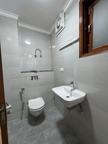 Bathroom in 3 BHK Apartment at Freedom Fighters Enclave – for Rent
