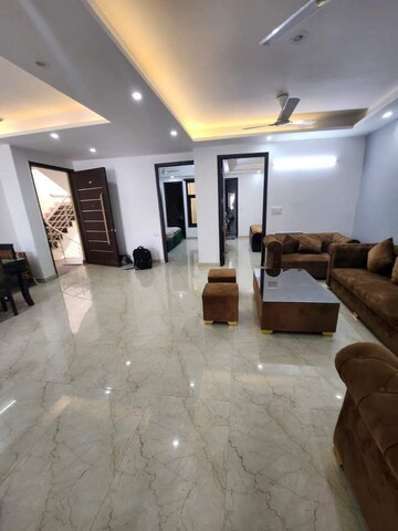 Living Room in 3 BHK Apartment at Freedom Fighters Enclave – for Rent