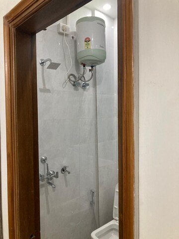 Bathroom in 2 BHK Builder Floor at Ansal Sushant Lok I, Sector 43 – for Rent