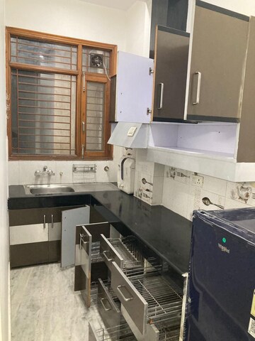 Kitchen in 2 BHK Builder Floor at Ansal Sushant Lok I, Sector 43 – for Rent