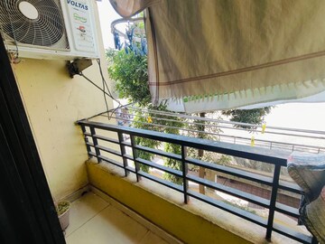 Balcony in 1 BHK Apartment at Laxmi Park Apartment, Kopar Khairane – for Rent