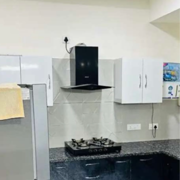 Kitchen in 3 BHK Apartment at NK Sharma Savitry Greens, Vip Road – for Rent