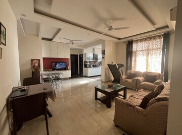 Living Room in 3 BHK Apartment at MP Metro Towers, Dhakoli Village – for Sale