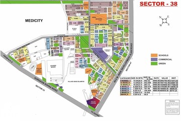  Plot – Map Location View at Sector 38 - for Sale