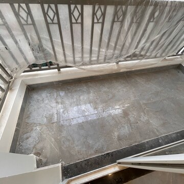Balcony in 3 BHK Builder Floor at Palm Residency Chhatarpur, Rajpur Khurd Extension – for Rent