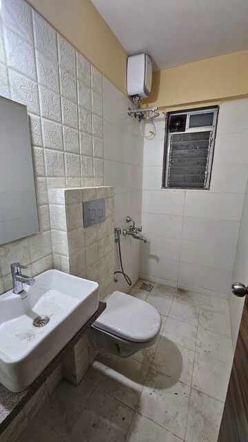 Bathroom in 2.5 BHK Apartment at Akshay Paradise, Tilak Nagar – for Rent
