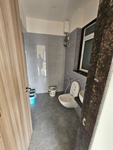 Bathroom in 2 BHK Apartment at Ashar Axis, Majiwada – for Rent
