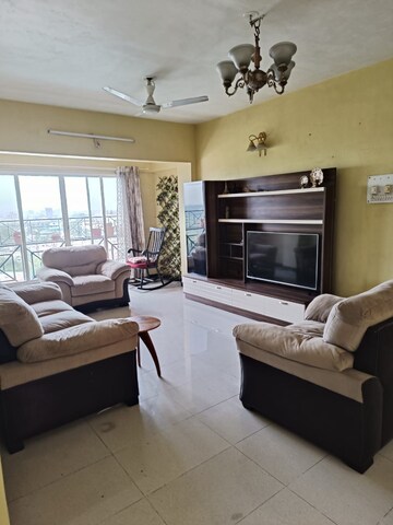 Living Room in 3 BHK Apartment at Konark Indrayu Enclave 2, Kondhwa – for Rent