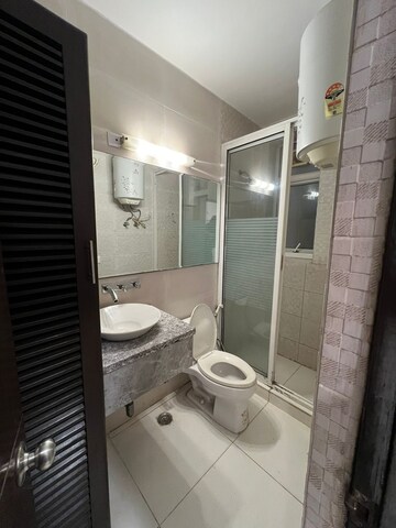 Bathroom in 3 BHK Builder Floor at Greater Kailash ii – for Rent