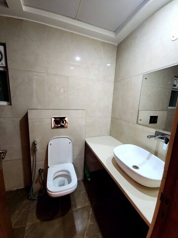 Bathroom in 3 BHK Builder Floor at Palam Vihar Residents Association, Palam Vihar – for Rent