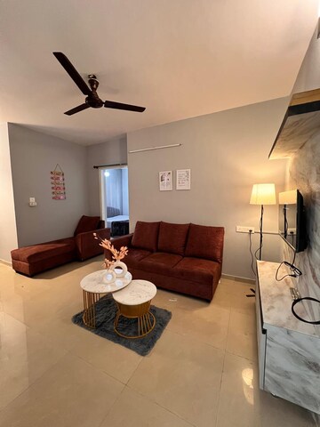 Living Room in 1 BHK Builder Floor at Hsr Layout – for Rent