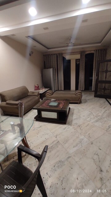 Living Room in 3 BHK Builder Floor at Mehrauli – for Rent