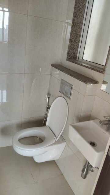 Bathroom in 1 BHK Apartment at LnT Veridian, Powai – for Rent
