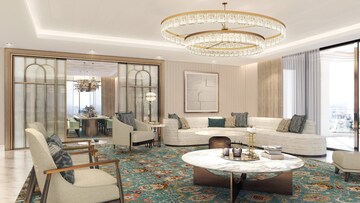 Living Room in 4 BHK Apartment at Versova – for Sale