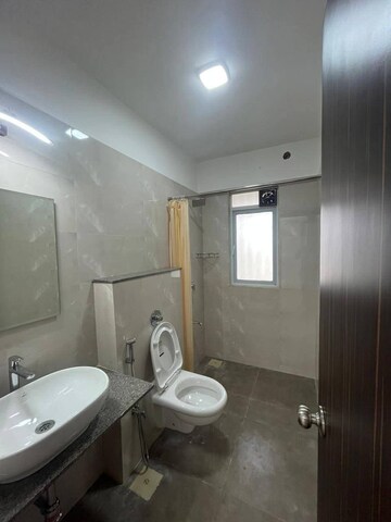 Bathroom in 2 BHK Apartment at Highland Tower, Lokhandwala Township Kandivali – for Rent