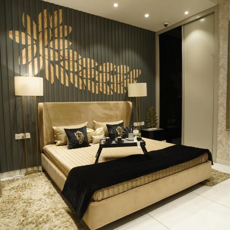 Bedroom, malwa-escon-primera 3 Bedroom 1550 Sq.Ft. Apartment In International Airport Road Zirakpur 7918679