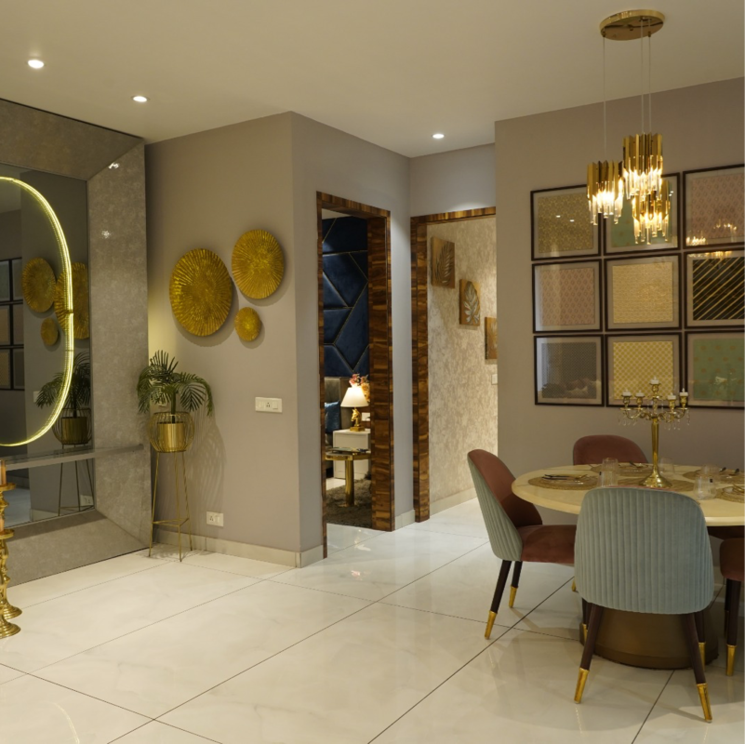 Living Room, malwa-escon-primera 3 Bedroom 1550 Sq.Ft. Apartment In International Airport Road Zirakpur 7918679