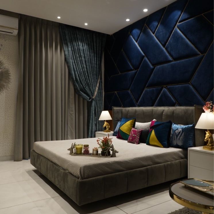 Bedroom, malwa-escon-primera 3 Bedroom 1550 Sq.Ft. Apartment In International Airport Road Zirakpur 7918679