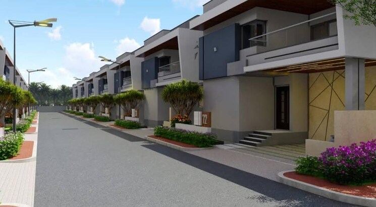 Exterior View, hallmark-5a-villa 3 Bedroom 3435 Sq.Ft. Villa In Kollur Hyderabad 7918681