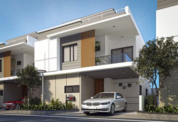 3 BHK Villa – Exterior View View at Hallmark 5A Villa, Kollur - for Sale