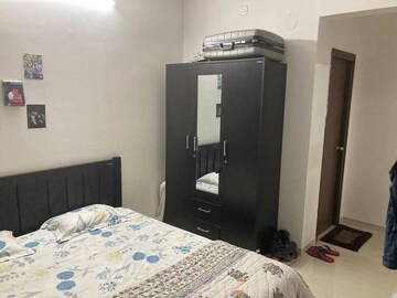 Bedroom in 1 BHK Apartment at Duville Riverdale Heights, Kharadi – for Rent