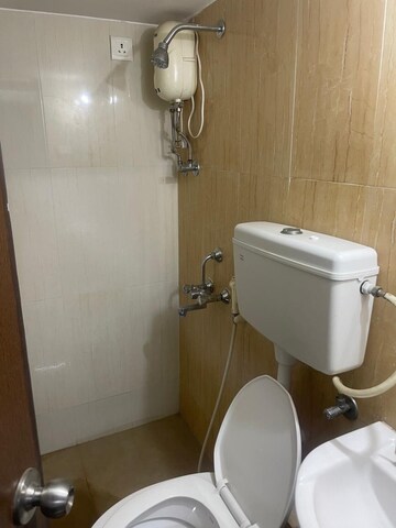 Bathroom in 1 BHK Apartment at Dharti Orange Heights, Nalasopara West – for Rent