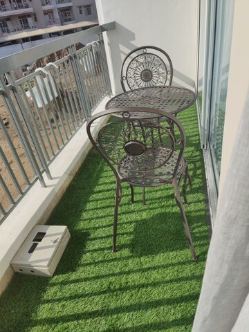 Balcony in 3 BHK Apartment at Maxxus Elanza, International Airport Road – for Rent