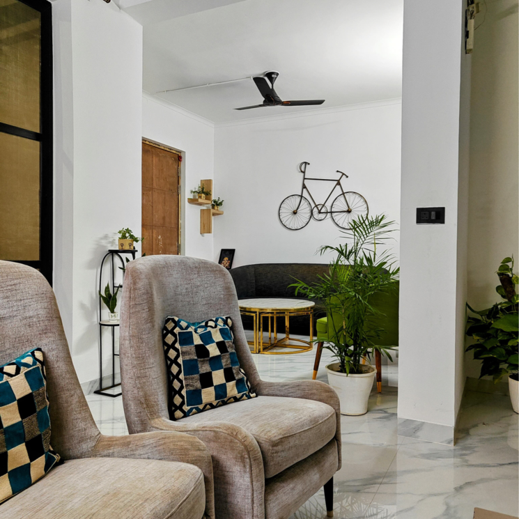 Living Room, vatika-city-homes 4 Bedroom 300 Sq.Yd. Builder Floor In Sector 83 Gurgaon 7919189