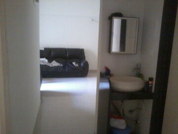 Bathroom in 2 BHK Builder Floor at Megh Malhar CHS, Warje – for Rent