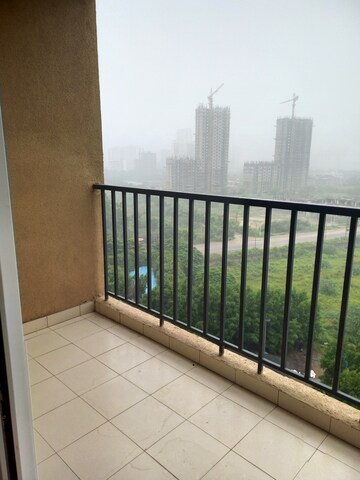 Balcony in 3 BHK Apartment at Tata Eureka Park, Sector 150 – for Rent