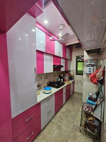Kitchen in 2 BHK Builder Floor at Janakpuri – for Rent