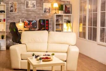 Living Room in 2 BHK Apartment at Godrej Woodscapes, Budigere Cross – for Sale
