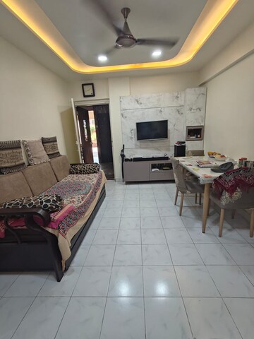 Living Room in 1 BHK Apartment at Swastik Park CHS, Ghodbunder Road – for Sale