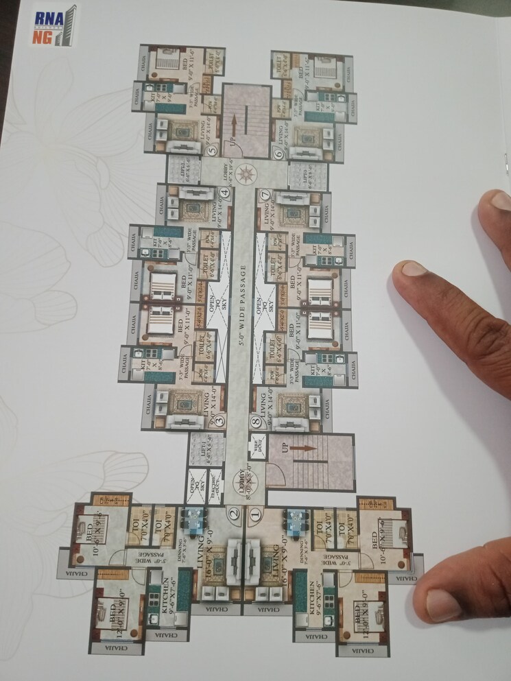 Master Plan, rna-ng-aroma 1 Bedroom 372 Sq.Ft. Apartment In Navghar Palghar 7919761