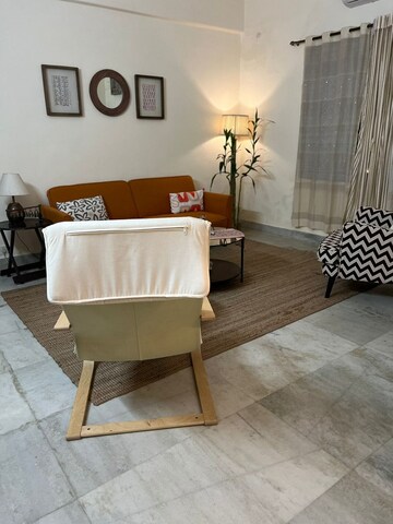 Living Room in 1 BHK Apartment at Bandra West – for Rent