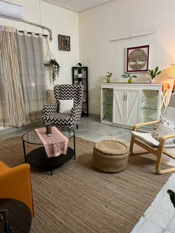 Living Room in 1 BHK Apartment at Bandra West – for Rent