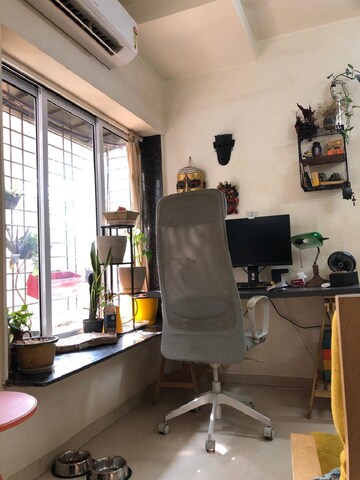 Living Room in 1 BHK Apartment at Bandra West – for Rent
